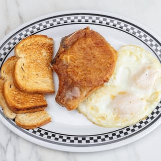 Pork Chop Breakfast